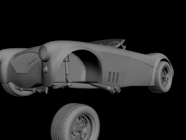 Austin Healey Collection 3D model_27