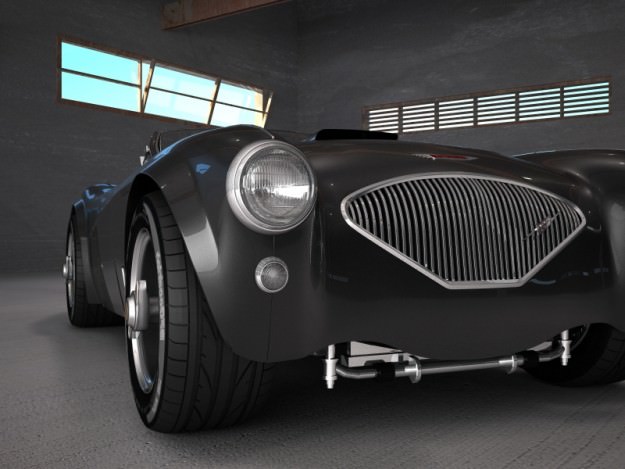 Austin Healey Collection 3D model_1