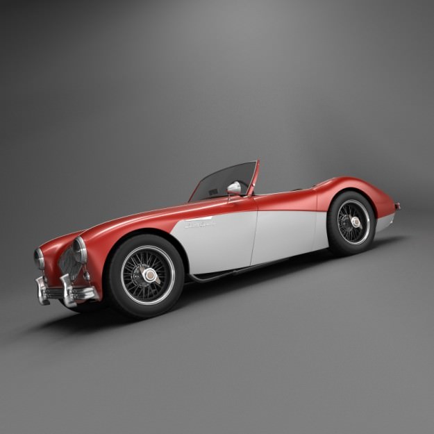 Austin Healey Collection 3D model_46