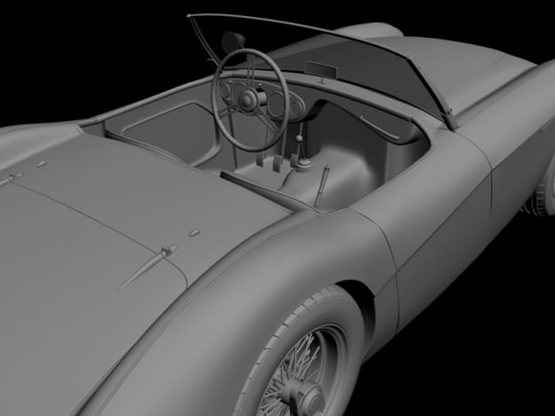 Austin Healey Collection 3D model_33