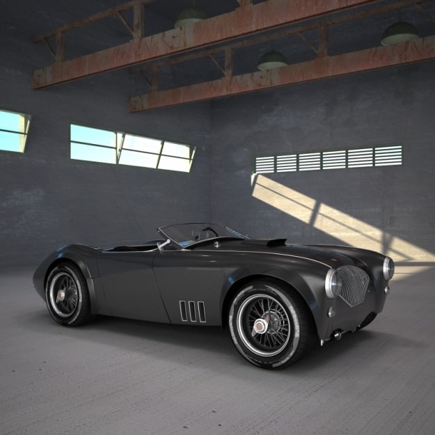 Austin Healey Collection 3D model_5
