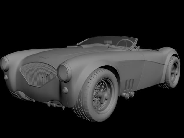 Austin Healey Collection 3D model_10