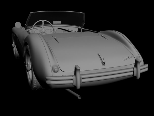 Austin Healey Collection 3D model_29