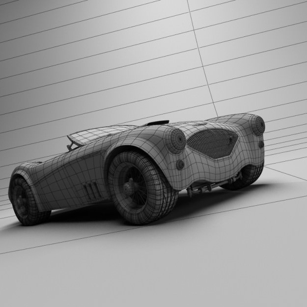 Austin Healey Collection 3D model_45