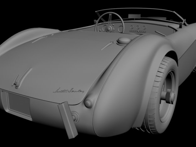 Austin Healey Collection 3D model_34