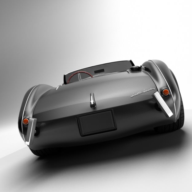Austin Healey Collection 3D model_3