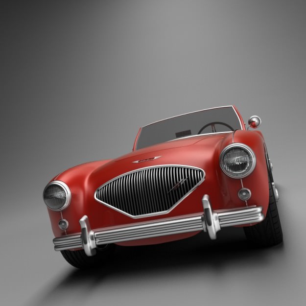 Austin Healey Collection 3D model_7