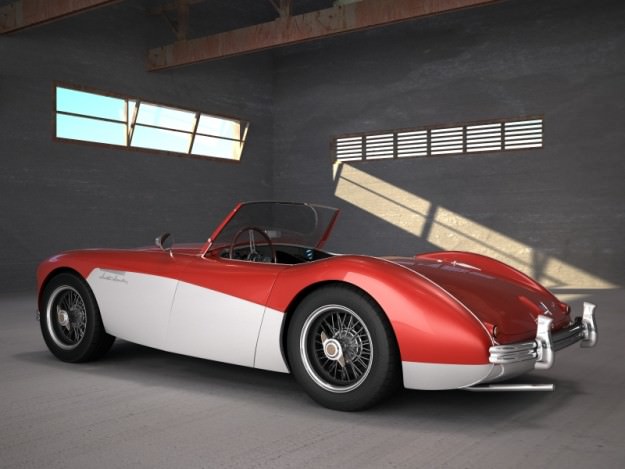 Austin Healey Collection 3D model_35