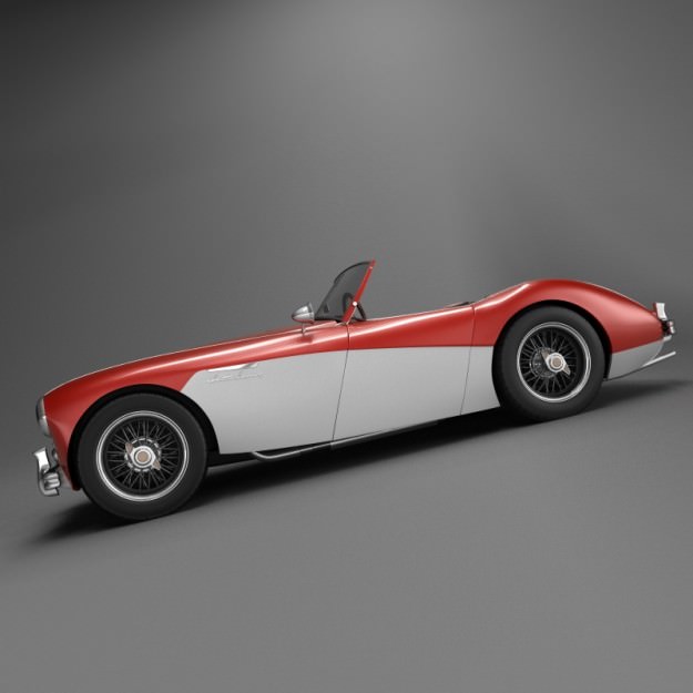 Austin Healey Collection 3D model_2