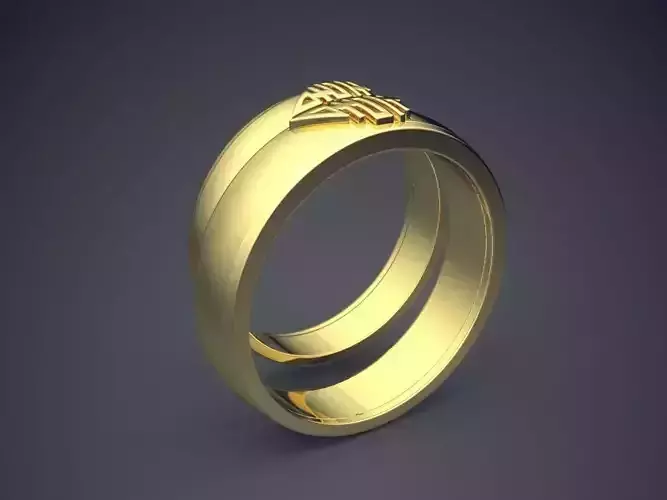 Engraved Engagement Rings 2538