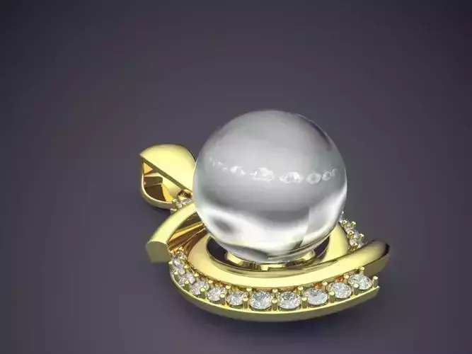 Pendant With Pearl 2534