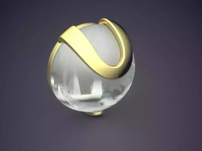 Unique Futuristic Design Pearl Pendant