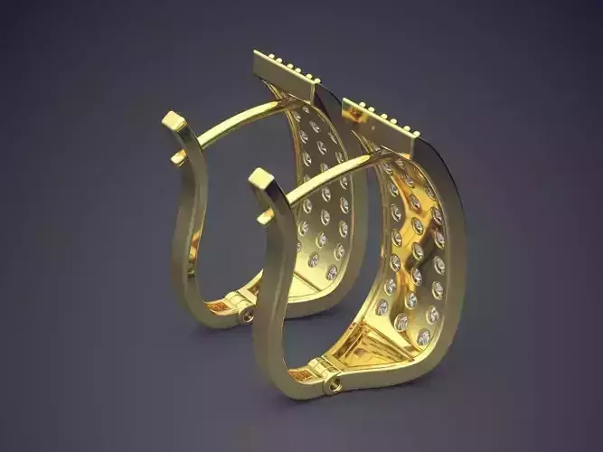 Simple Minimalistic Textured Earrings