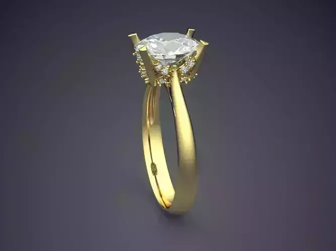 Wedding Ring With Diamond 2509