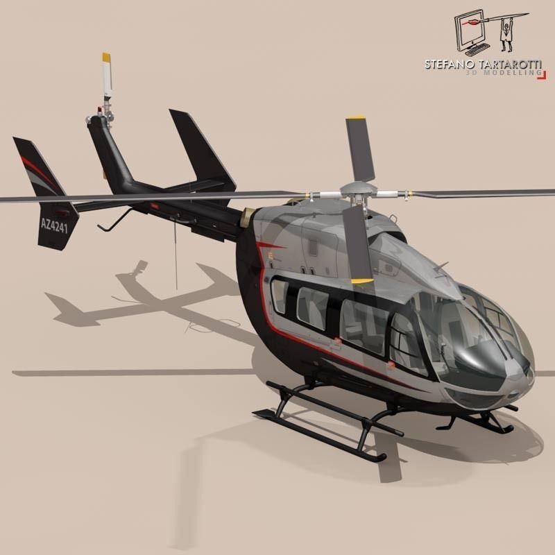 EC145 air executive  3D model_6