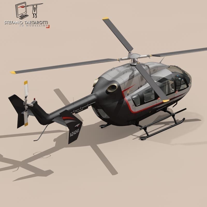 EC145 air executive  3D model_5