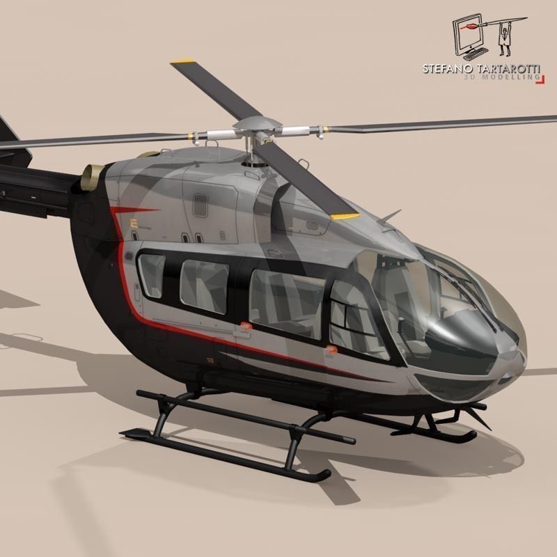 EC145 air executive  3D model_3