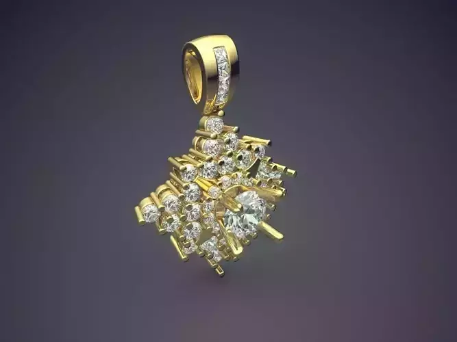 Detail Pendant With Diamonds 2491