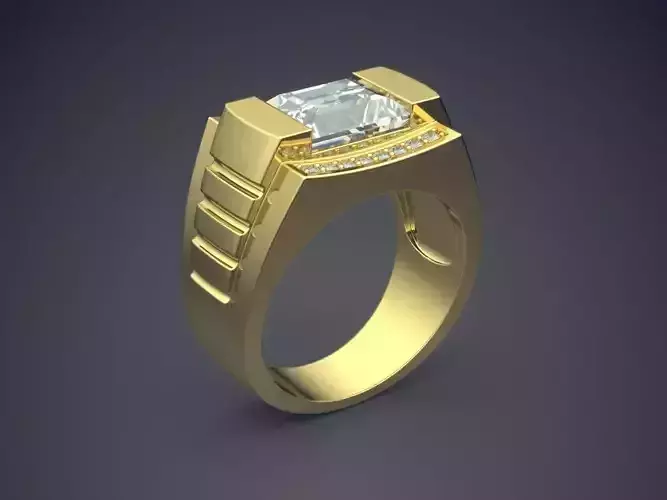Unique Elite Fancy Elegant Luxurious Thick Man Ring