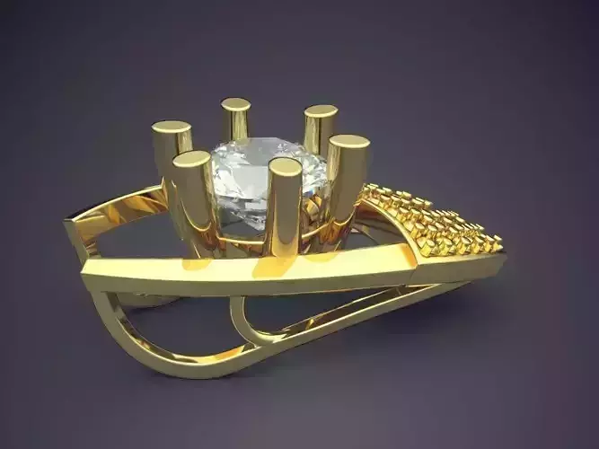 Unique Detailed Pendant With Diamonds 2483