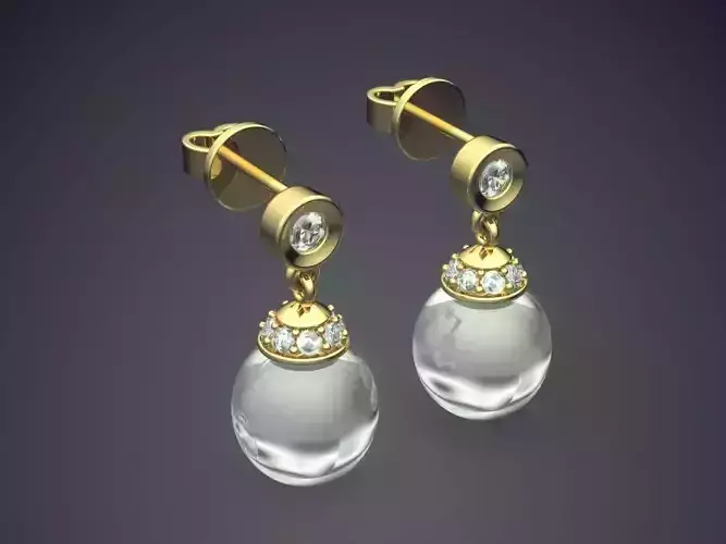 Lovely Pearl Earrings for Women 