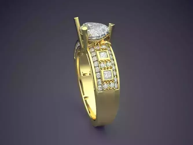 Luxurious Ring With Diamonds 2471