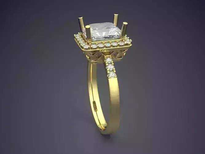 Ring With Diamonds 2460