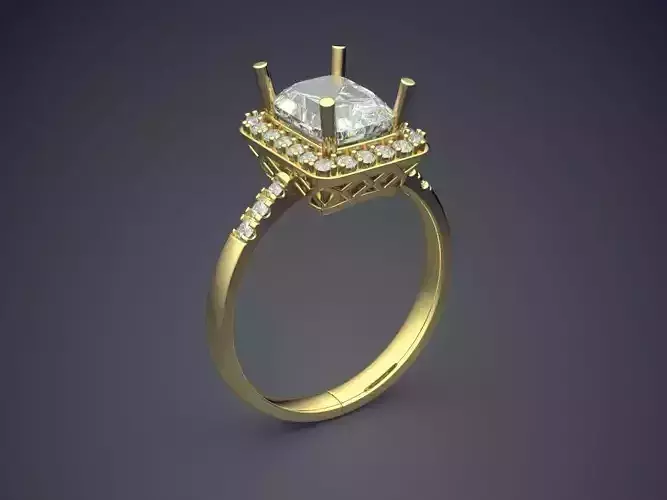 Ring With Diamonds 2460