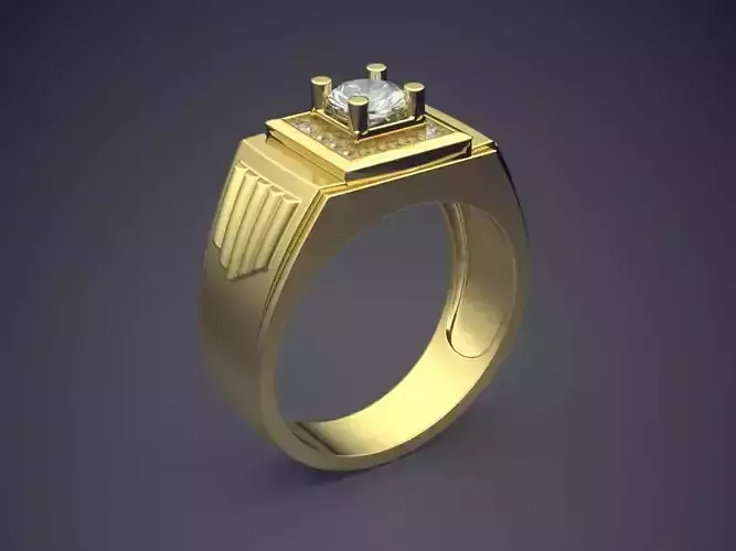 Classy Luxurious Thick Man Ring