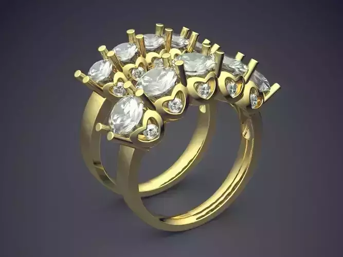 Gorgeous Impressive Matching Wedding Rings