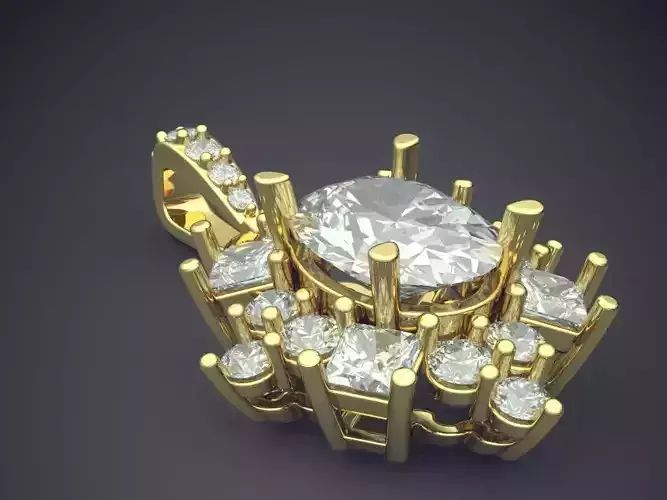 Stunning Gorgeous Luxurious Diamond Pendant
