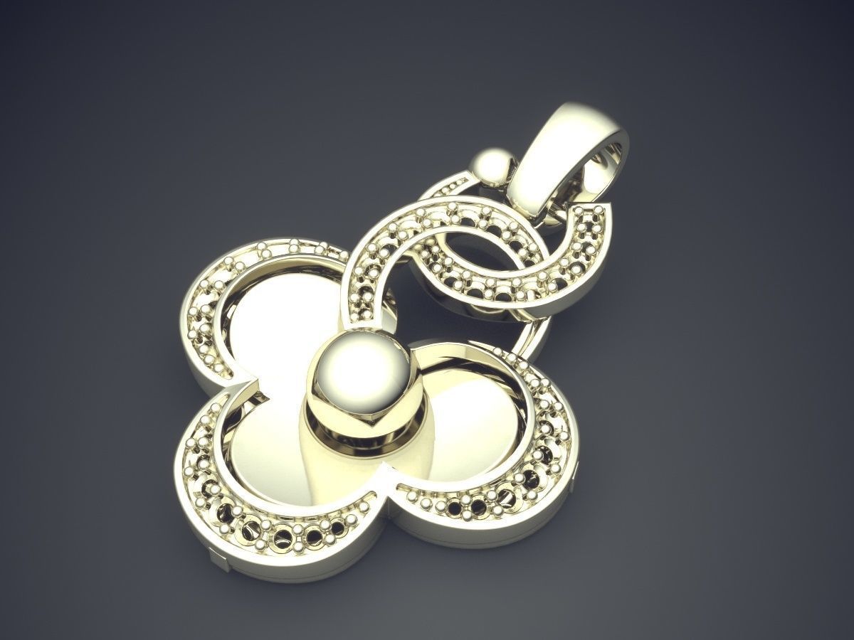 Gorgeous Simple Design Pendant 3D print model_1