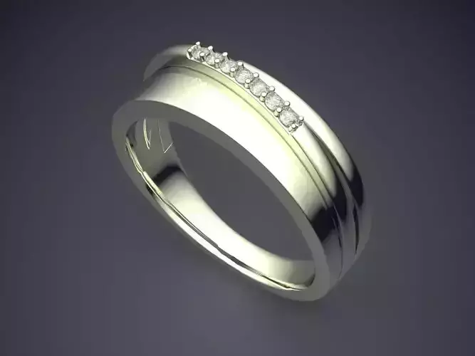 Ring With Small Diamonds 2411
