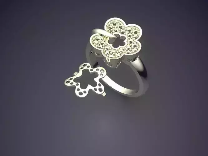 Flower-shaped Ring 2402