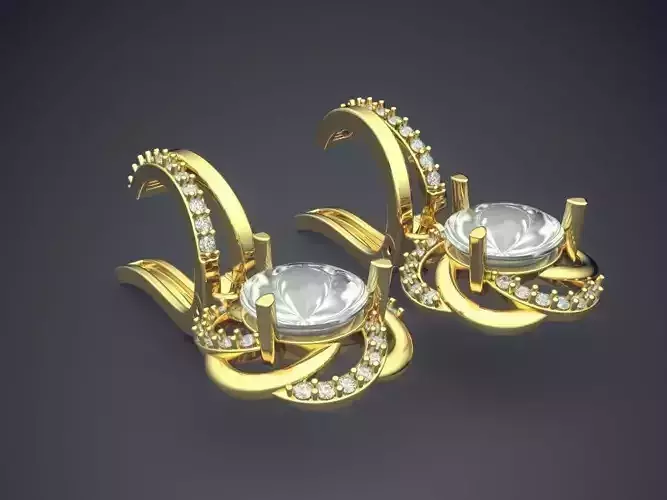 Earrings With Diamonds 2401