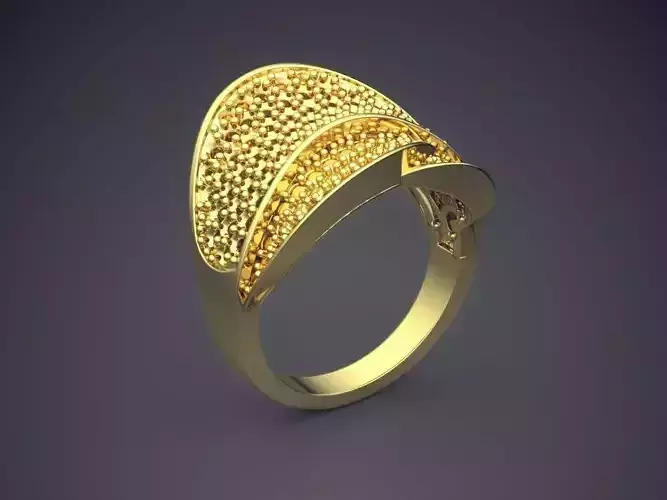 Highly Detailed Ring 2396 3D print model
