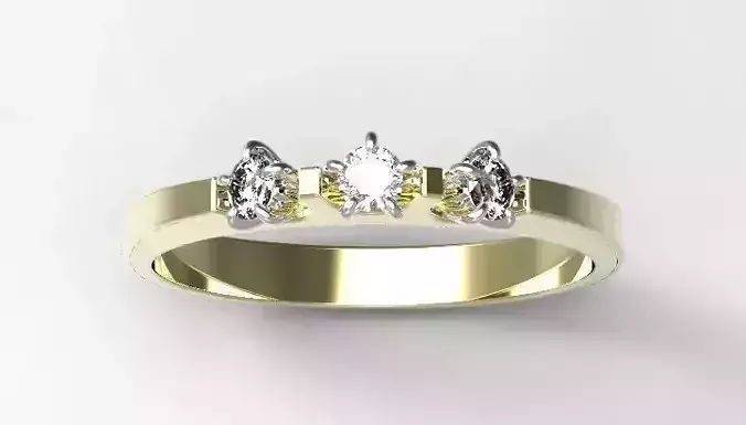 Gold rings with diamonds 27