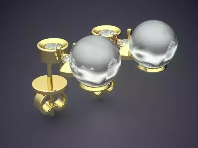 Earrings With Pearl 2378