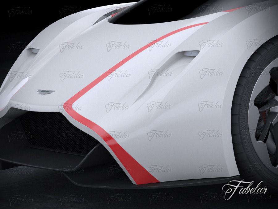 Aston Martin dp100 and Environment 3D model_8