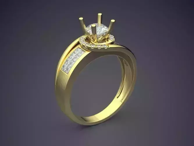 Ring With Small Diamonds 2362