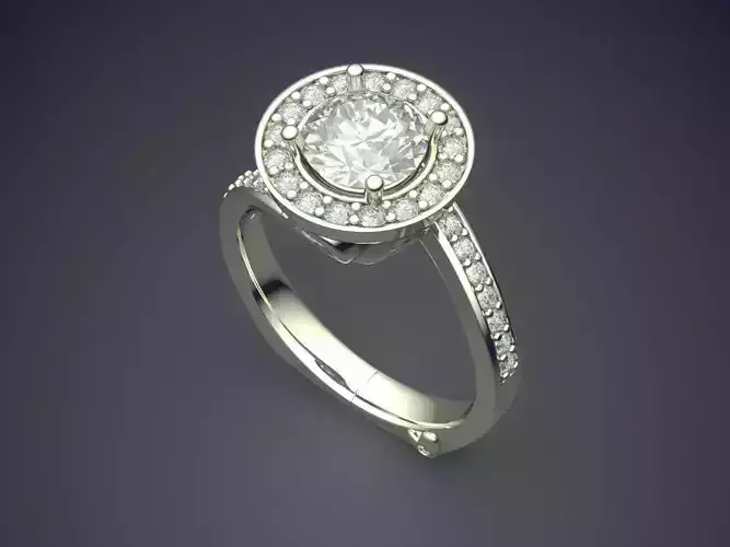 Ring With Diamonds 2357