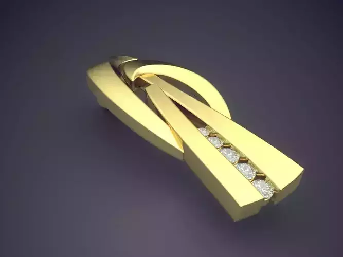 Unique Futuristic Shaped Pendant