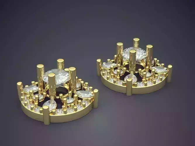 Fancy Diamond Earrings
