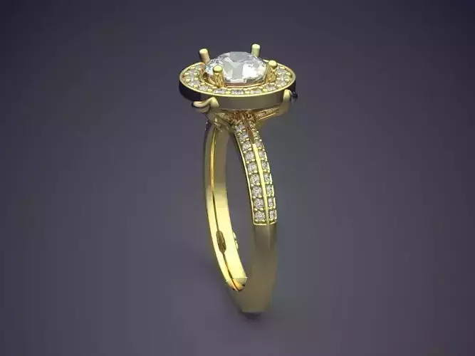 Ring With Diamonds 2355