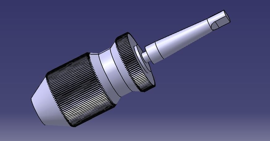 chuck metal tool Free 3D model_0