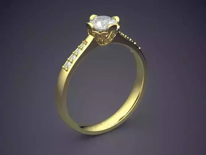 Ring With Diamonds 2346