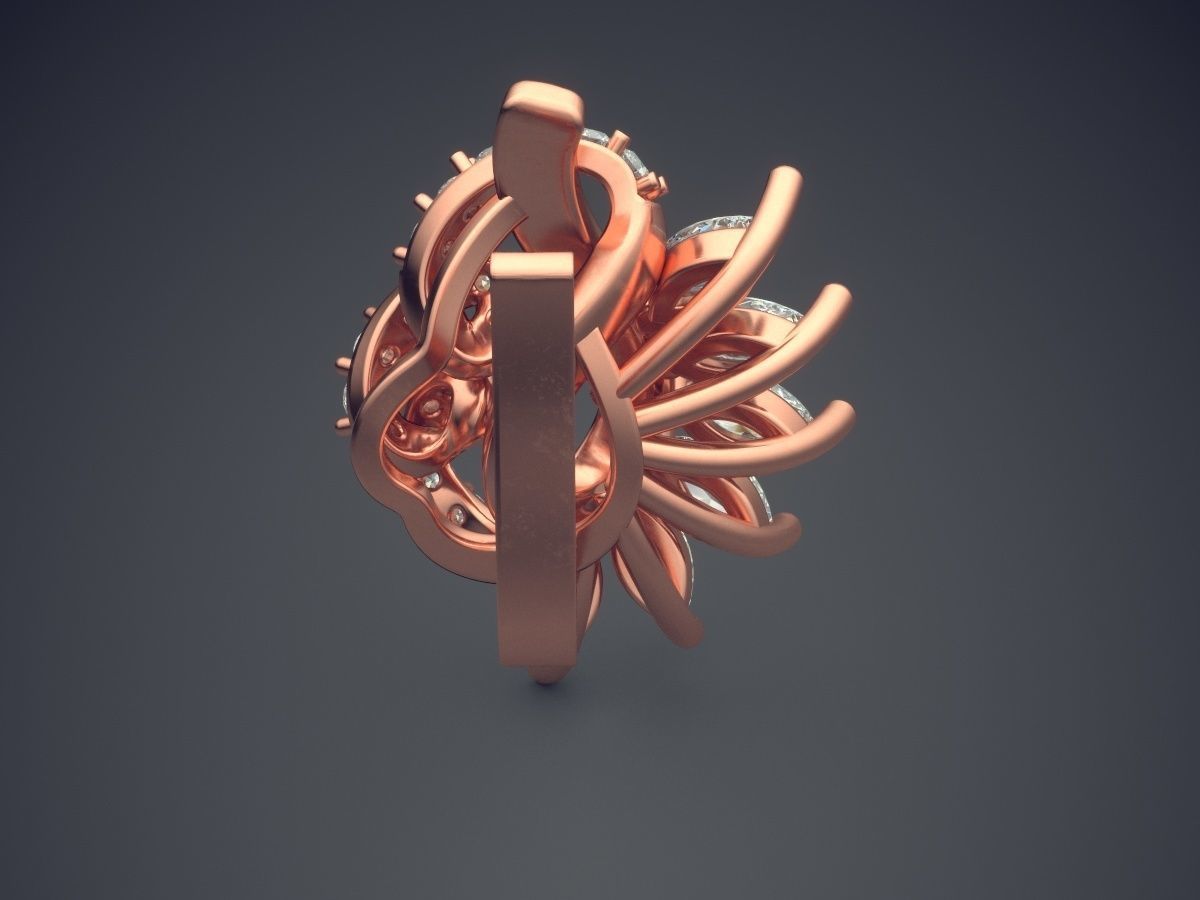 Unique Design Detailed Pendant 3D print model_2