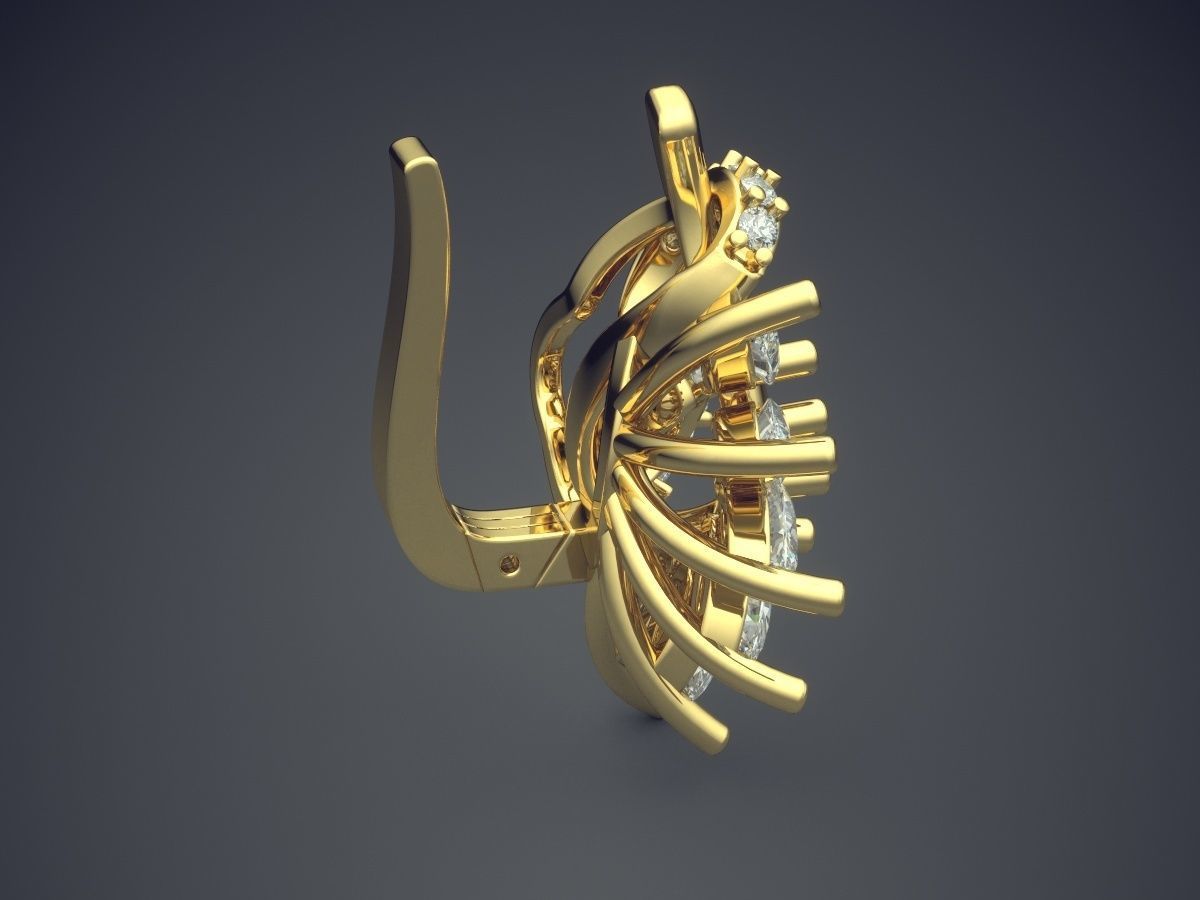 Unique Design Detailed Pendant 3D print model_3