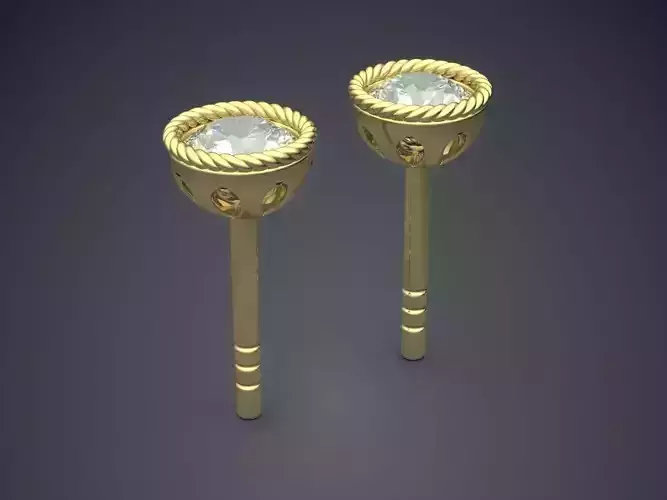 Earrings With Diamonds 2336