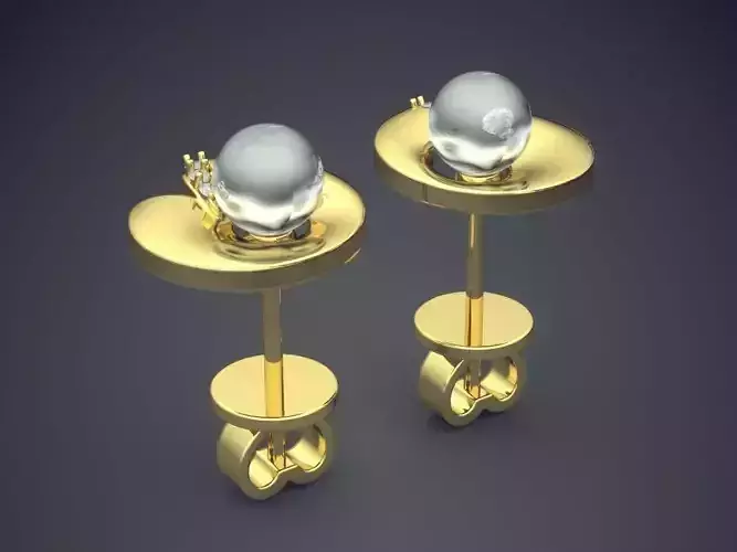 Unique Earrings With Pearl 2325